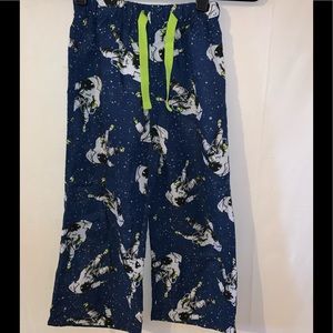 GAP Kids Boys Pajama PJ Bottoms 6 Space Astronaut